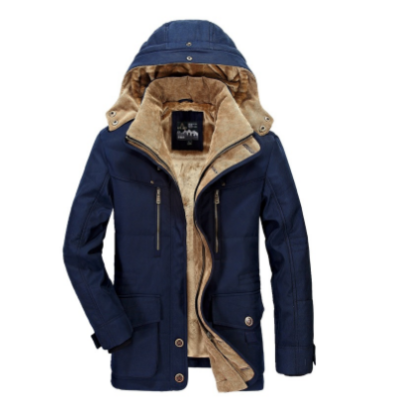 Herren Winterjacke Lang Warm - Eveloria