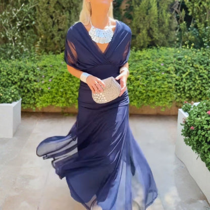 Damen Off-Shoulder Abendkleid Elegantes Design