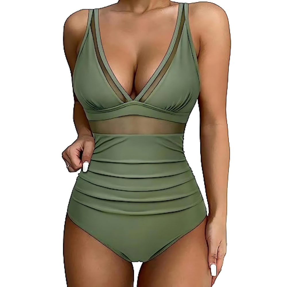 Damen Stylischer Badeanzug Strandanzug