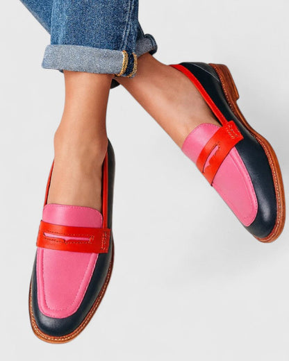 Damen Klassische Loafers Rundkappe - Eveloria