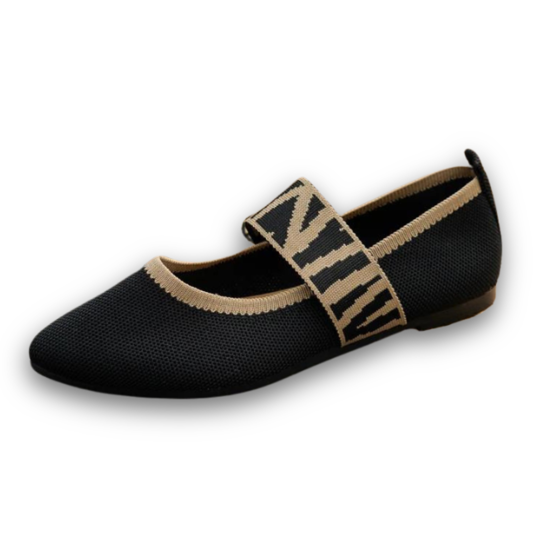 Eveloria Damen Sommerschuhe Elegantes Leder Beige - Eveloria
