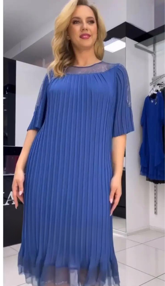 Eveloria Damen Plissiertes Sommerkleid