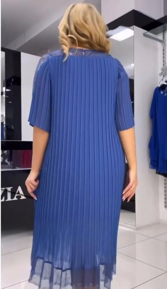 Eveloria Damen Plissiertes Sommerkleid
