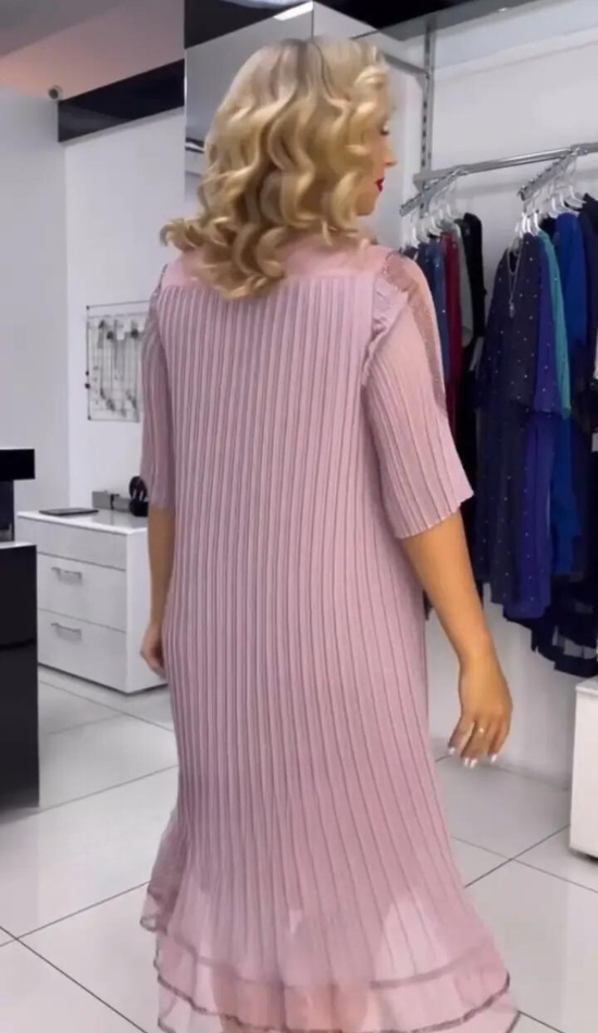 Eveloria Damen Plissiertes Sommerkleid