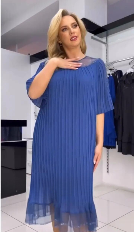 Eveloria Damen Plissiertes Sommerkleid - Eveloria