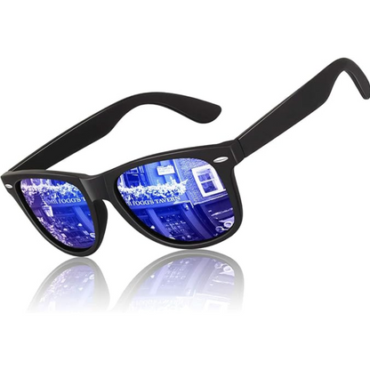 Eveloria Damen Retro Sonnenbrille Polarisiert 80er Style