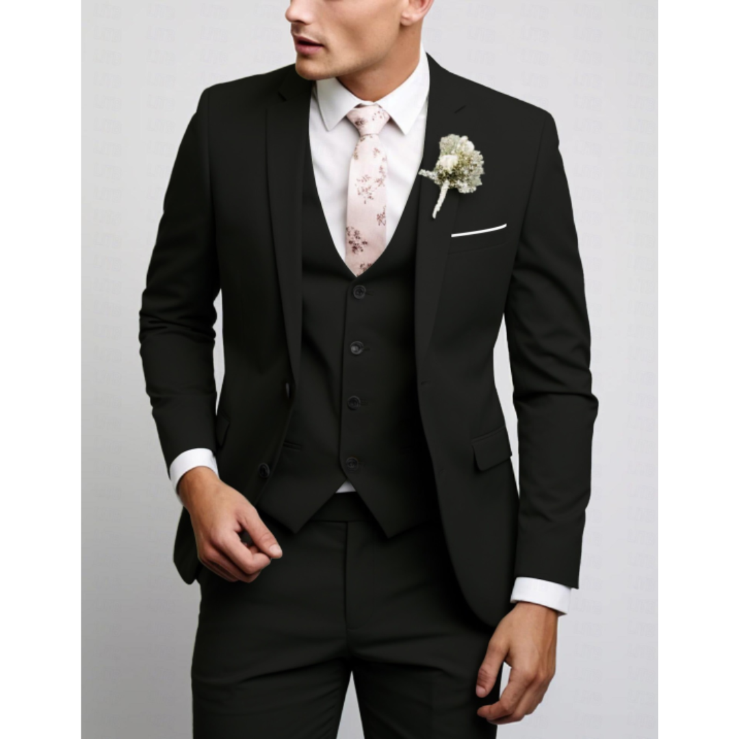 Herren Slim-Fit Komplettanzug