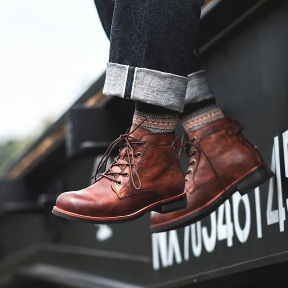 Eveloria Herren Stiefel Leder 2024