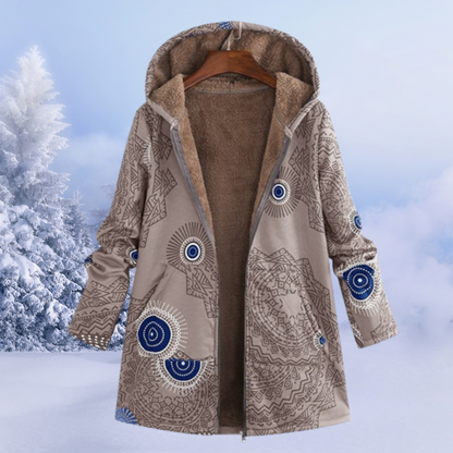 Eveloria Damen Winterjacke Mit Kapuze