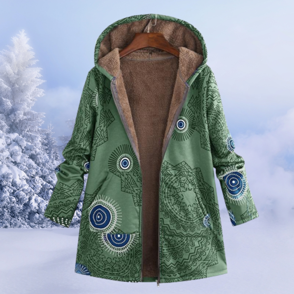 Eveloria Damen Winterjacke Mit Kapuze