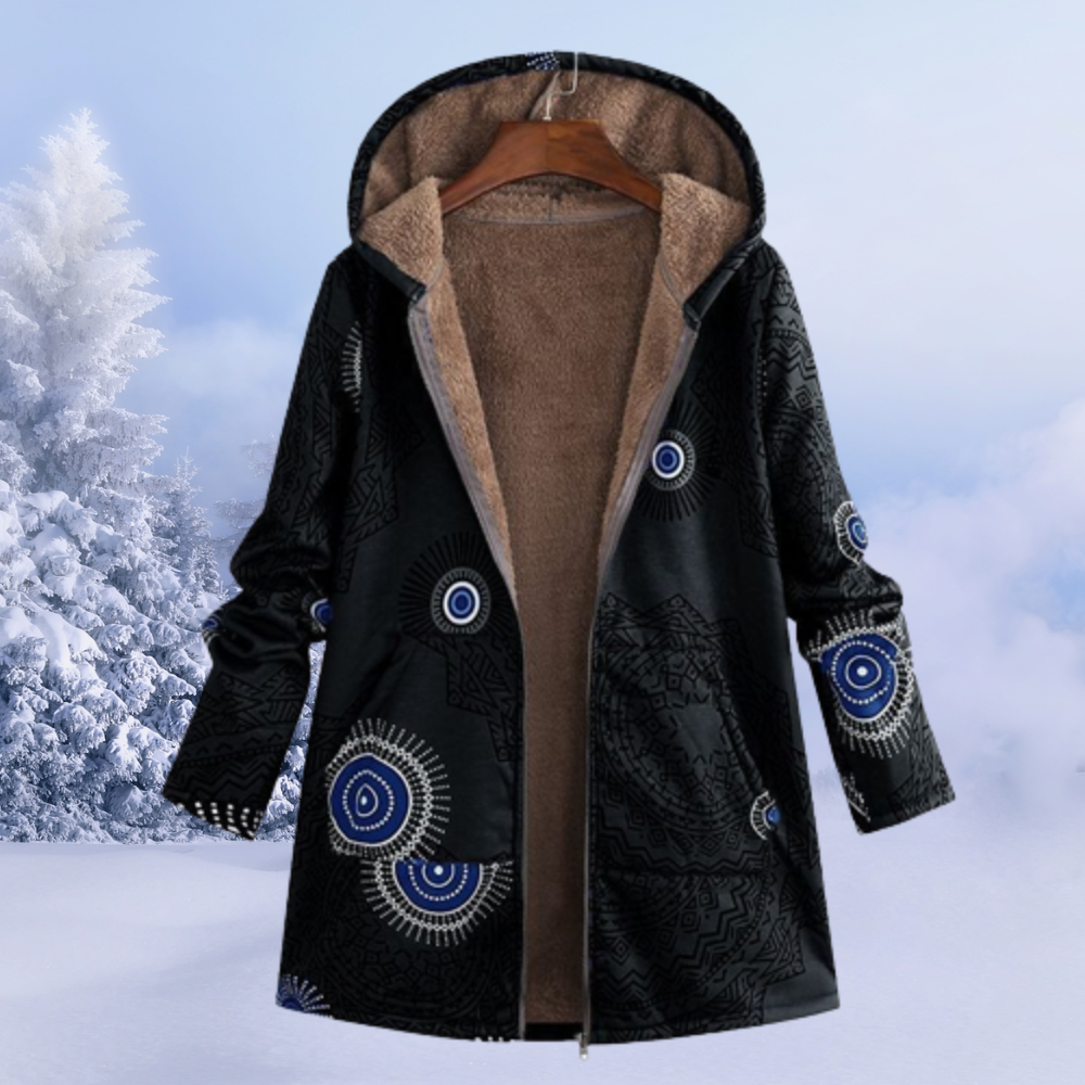 Eveloria Damen Winterjacke Mit Kapuze
