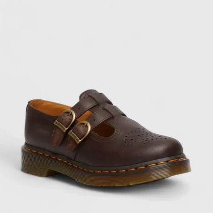 Damen Mary Janes Mit Doppelter Schnalle Frühling
