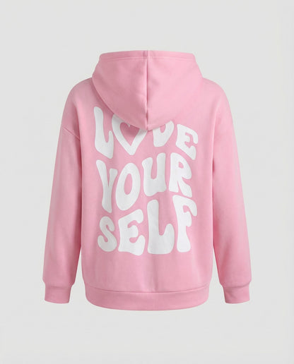 Damen Winterhoodie Streetwear Kapuzenpullover