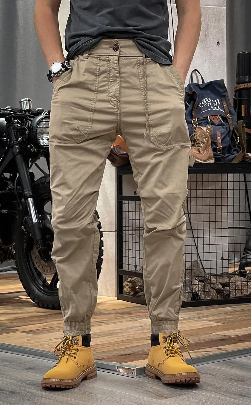 Eveloria Damen Stretch Cargo-Hose Mit Taschen