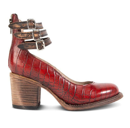Eveloria Damen Pumps Elegantes Leder