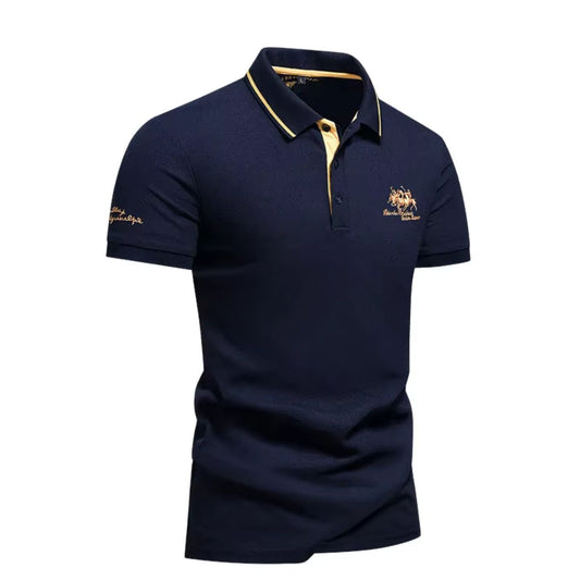 Herren Polo-Shirt Kurzarm Business-Lässig - Eveloria