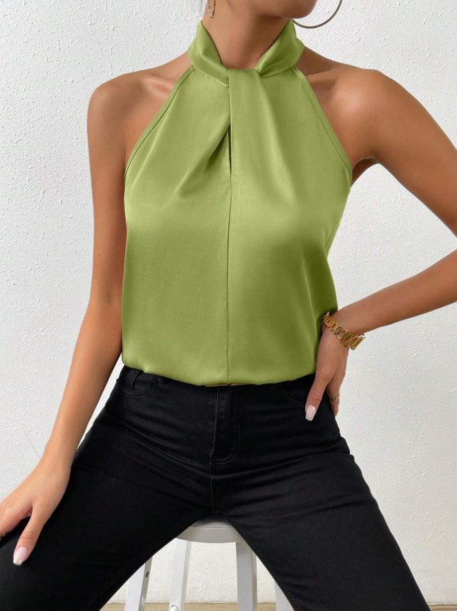 Damen Ärmelloses Neckholder-