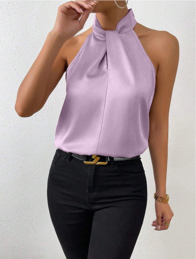 Damen Ärmelloses Neckholder-