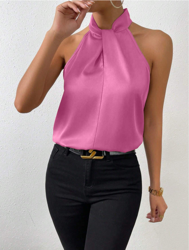 Damen Ärmelloses Neckholder-