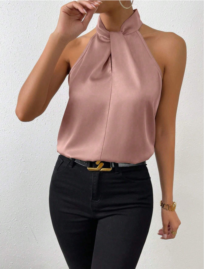 Damen Ärmelloses Neckholder-