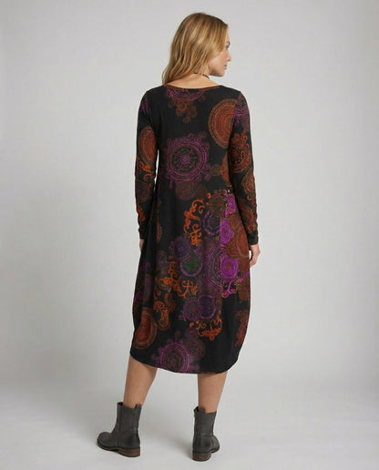 Damen Boho-Kleid Leicht Lässig
