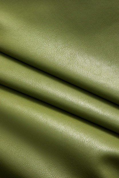 Grüne Kunstlederjacke Damen