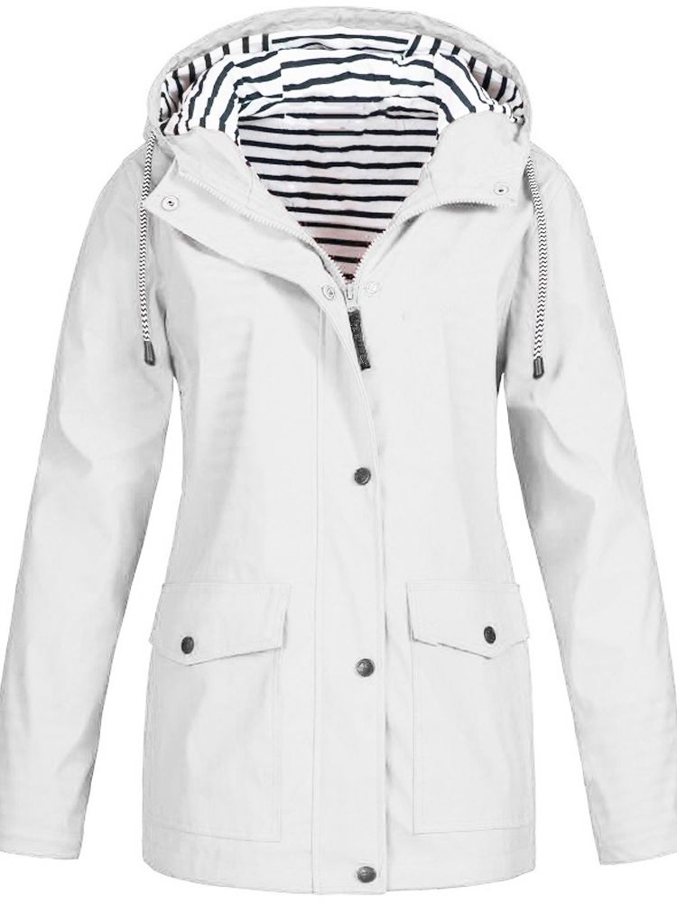 Eveloria Damen Regenjacke Wasser- und Winddicht