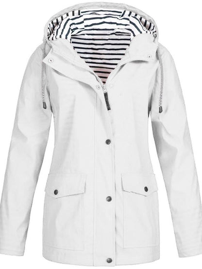 Eveloria Damen Regenjacke Wasser- und Winddicht