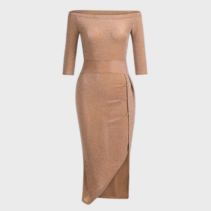 Eveloria Damen Glitzerkleid