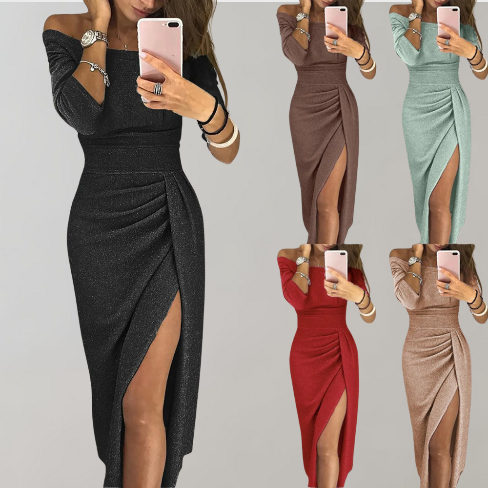 Eveloria Damen Glitzerkleid