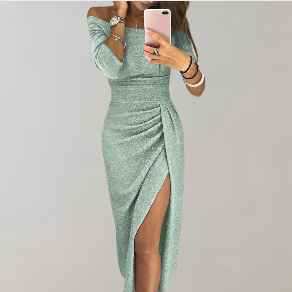 Eveloria Damen Glitzerkleid