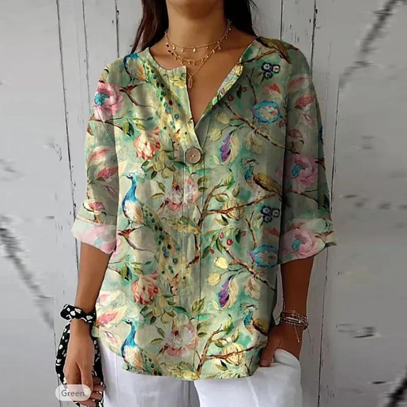 Damen Baumwollbluse