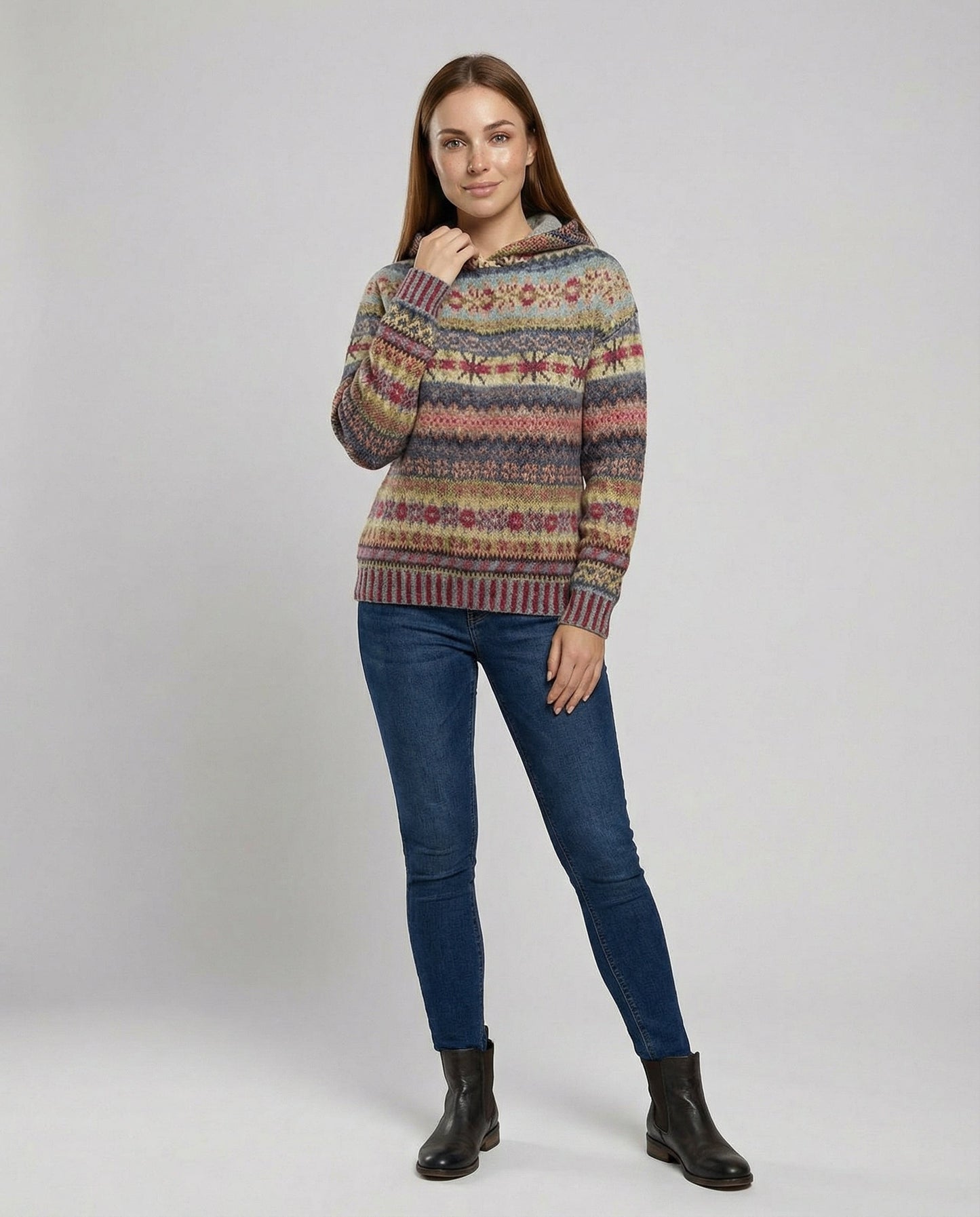 Damen Norwegerpullover Eveloria Warm