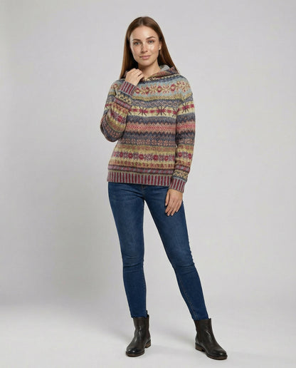 Damen Norwegerpullover Eveloria Warm