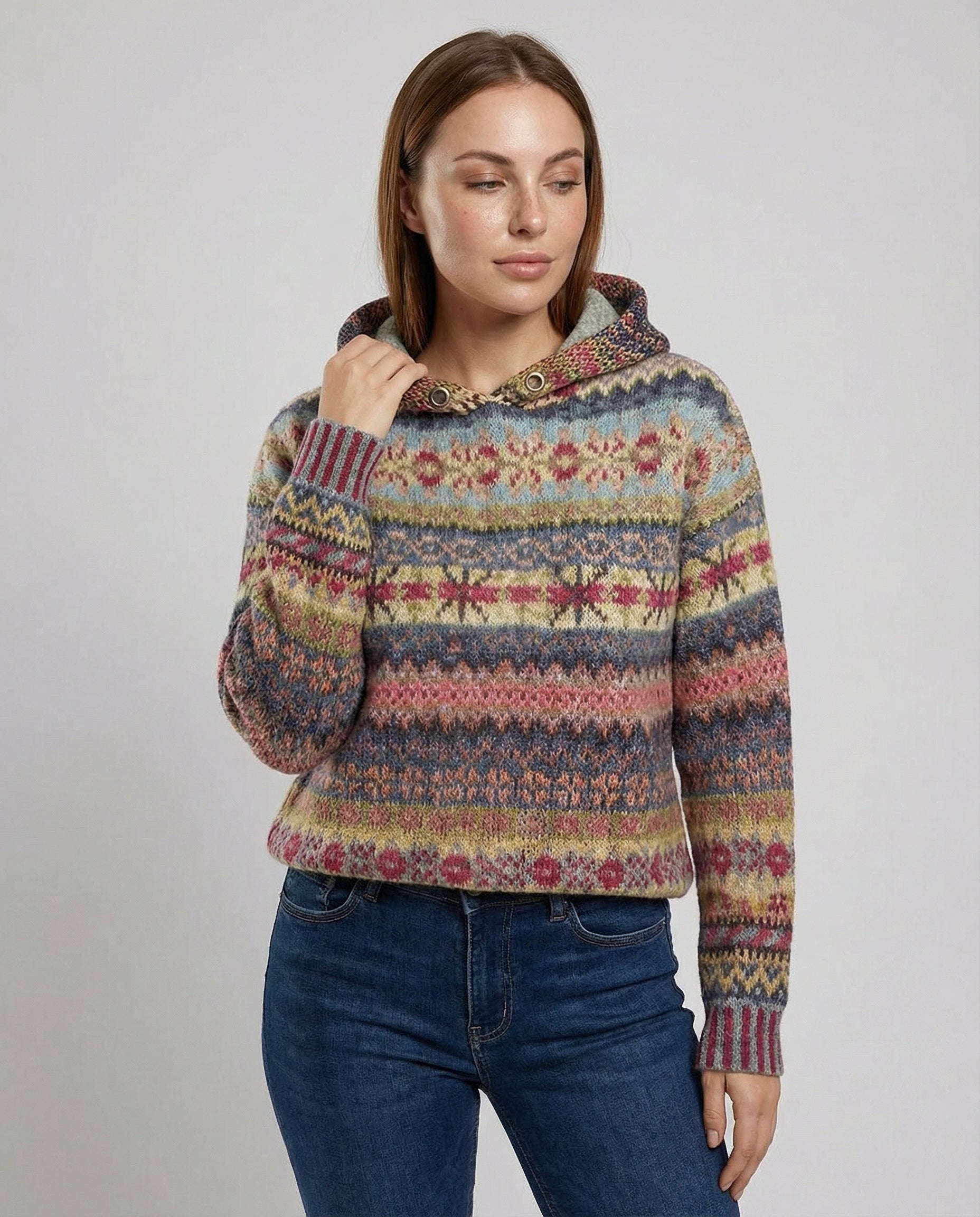 Damen Norwegerpullover Warm - Eveloria