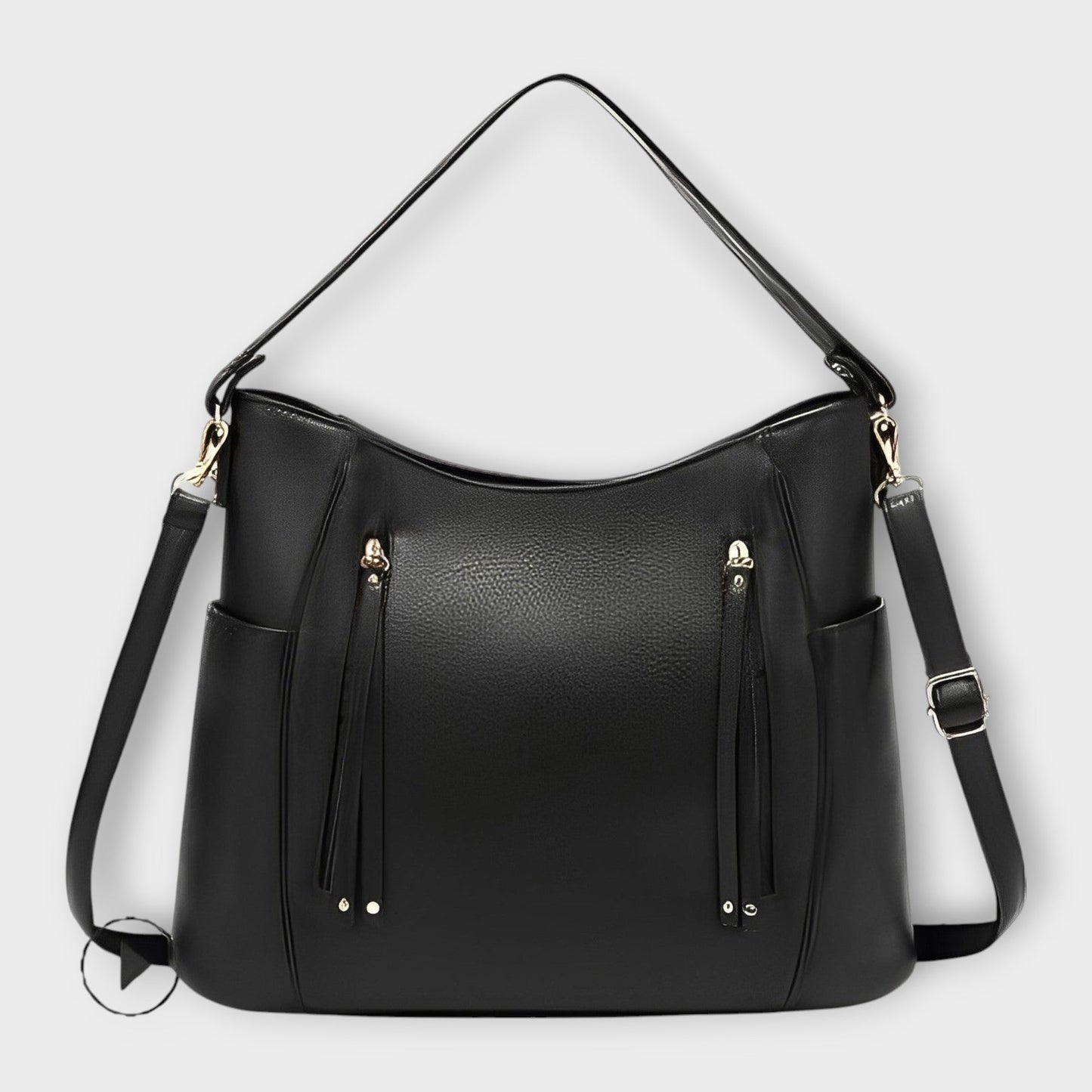 Lilian Damen Schultertasche Alltags Ledertasche Braun
