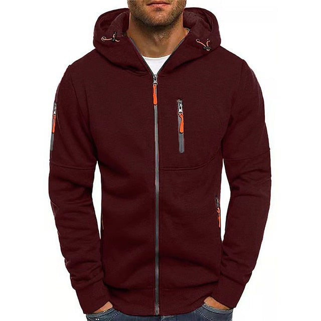 Herren Winterjacke Übergangsmodell Reißverschluss