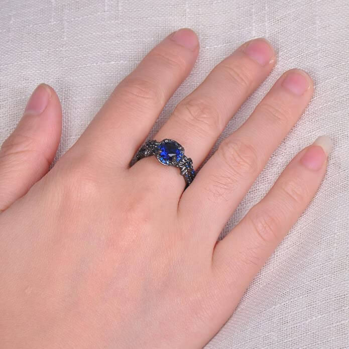 Damen Ring Zirkonia Edelsteine Silber - Eveloria