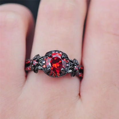 Damen Ring Zirkonia Edelsteine Silber