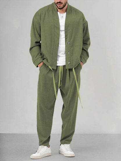 Eveloria Damen Frühjacksen-Set Hose Polyester
