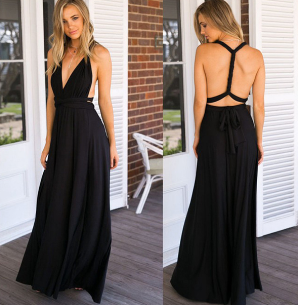 Eveloria Damen Multiway Wickelkleid