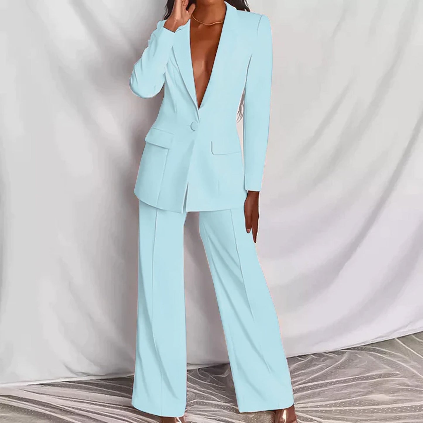 Damen Business Anzug Blazer und Hose
