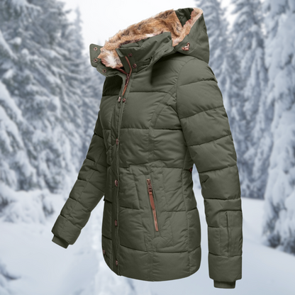 Damen Elegante Winterjacke Warm - Eveloria