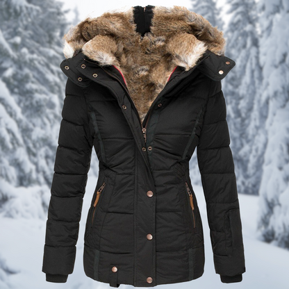 Damen Elegante Winterjacke Warm