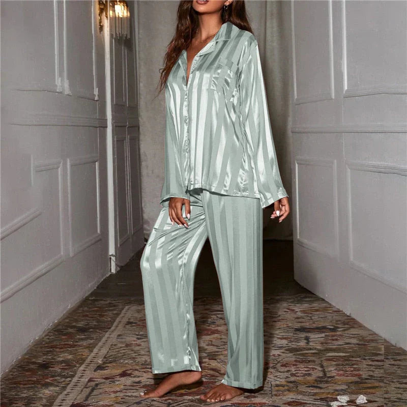 Eveloria Damen Pyjama Gemütlich