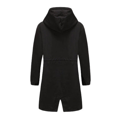Eveloria Damen Trenchcoat Klassisch Lang Wasserabweisend - Eveloria