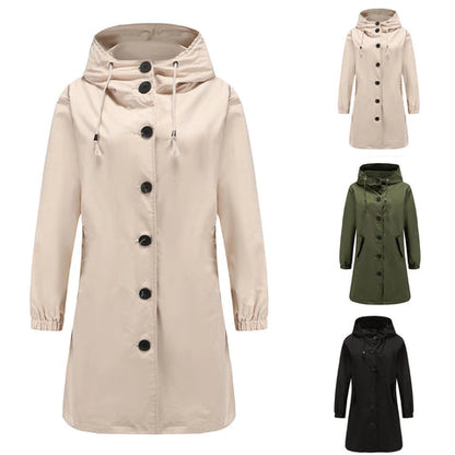 Damen Trenchcoat Lang