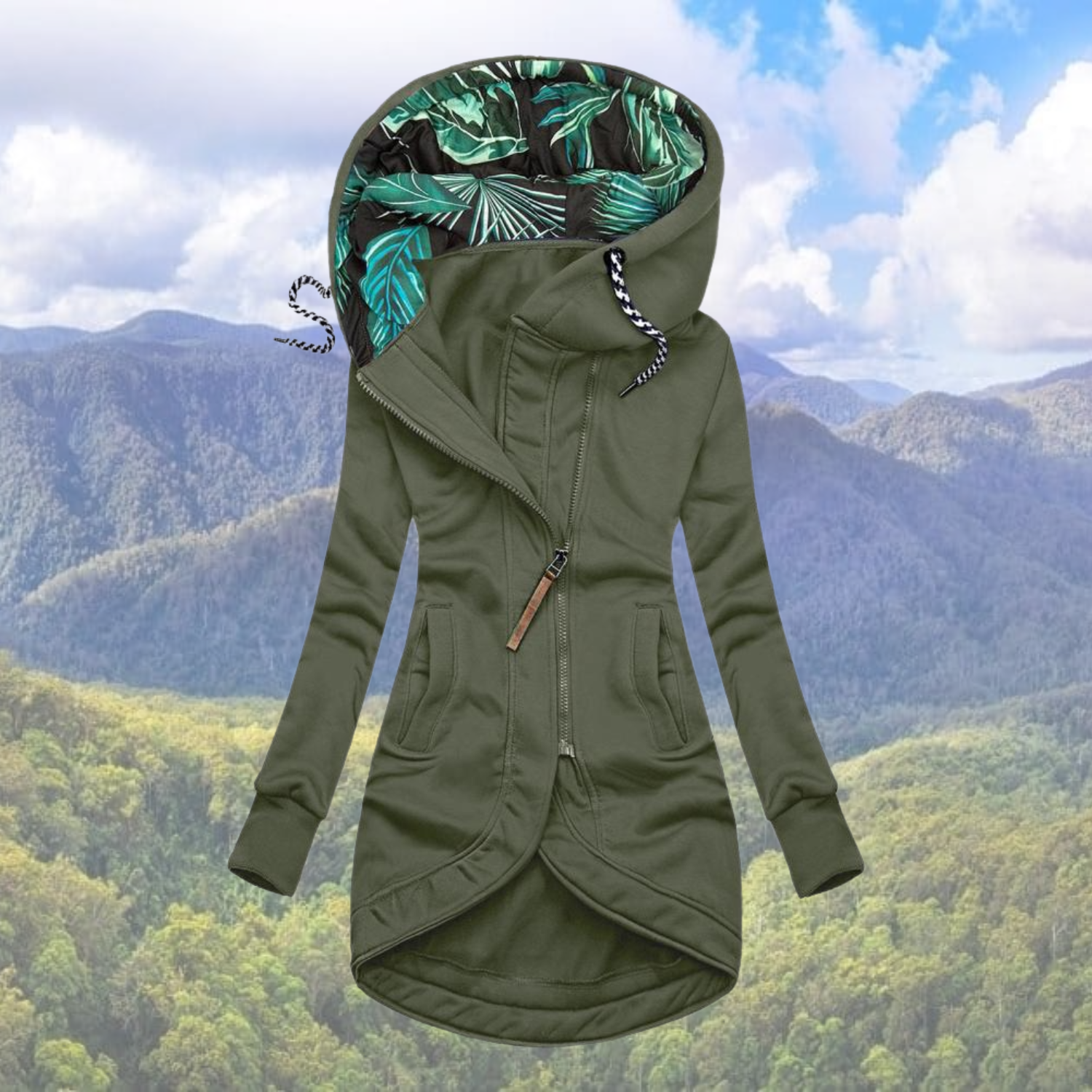 Damen Winterjacke Lang - Eveloria