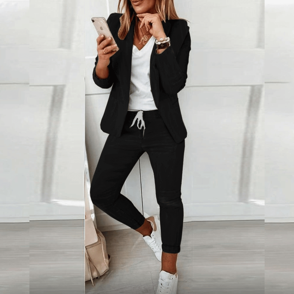 Damen Blazer Set Elegant