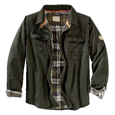 Herren Wachsjacke Bomberstil Warmes Flanellfutter